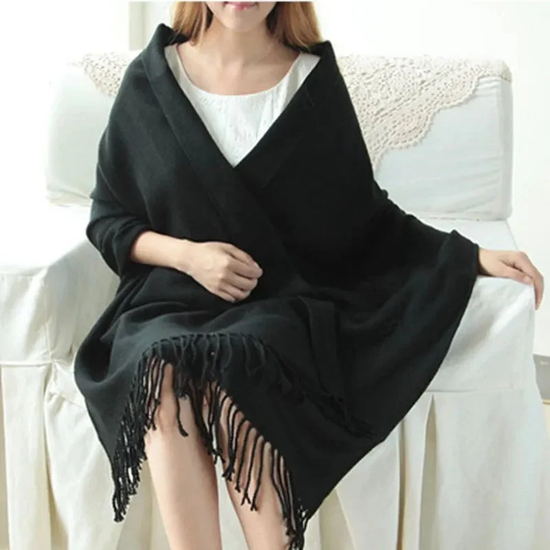 Elegant Cashmere Tørklæde - Varmt og Stilfuldt til Alle Sæsoner