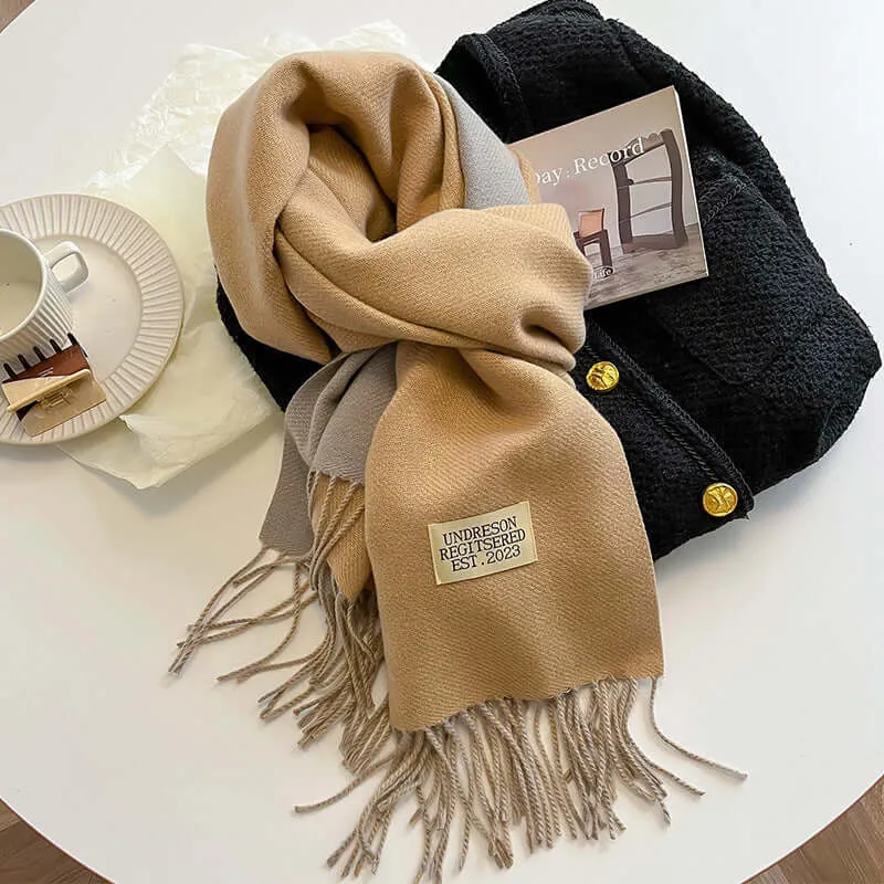 Omvendt Cashmere Tørklæde til Den Stilbevidste