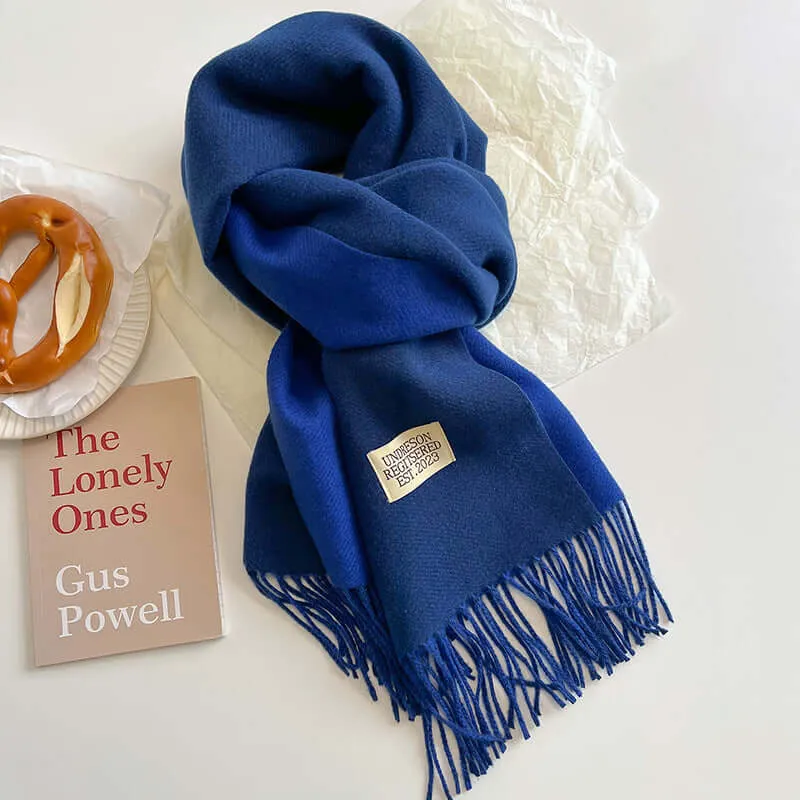Omvendt Cashmere Tørklæde til Den Stilbevidste