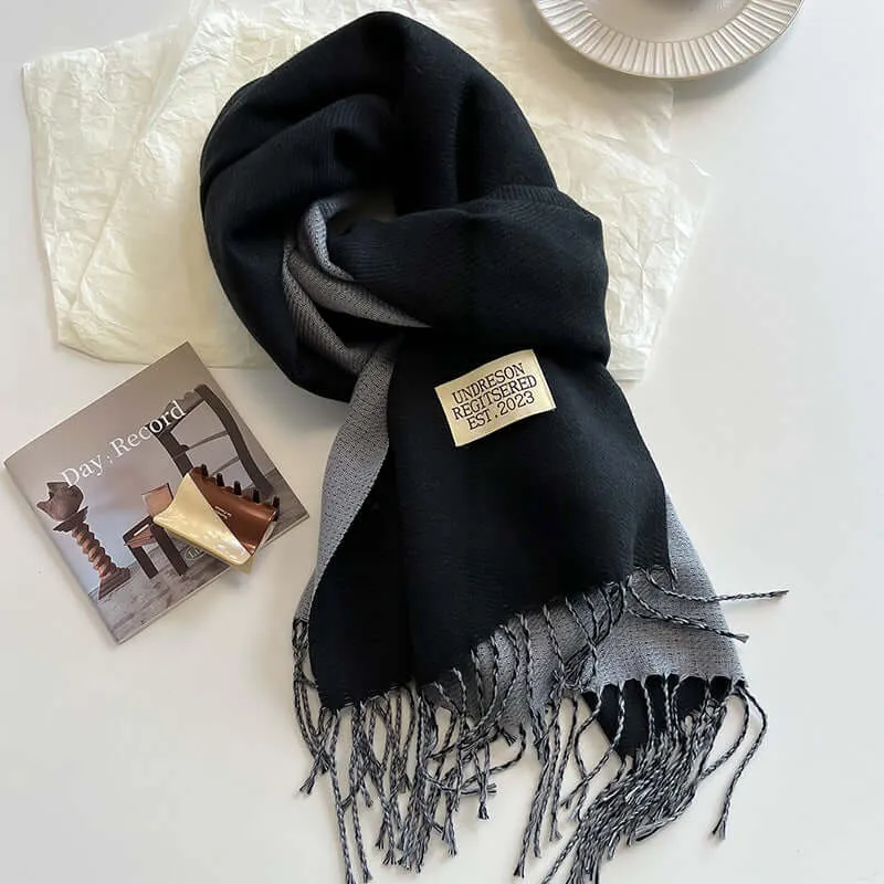 Omvendt Cashmere Tørklæde til Den Stilbevidste