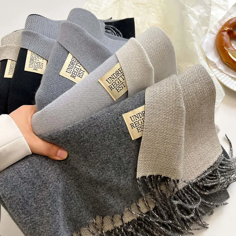 Omvendt Cashmere Tørklæde til Den Stilbevidste
