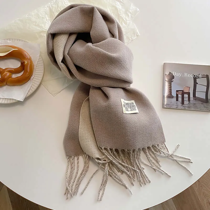 Omvendt Cashmere Tørklæde til Den Stilbevidste