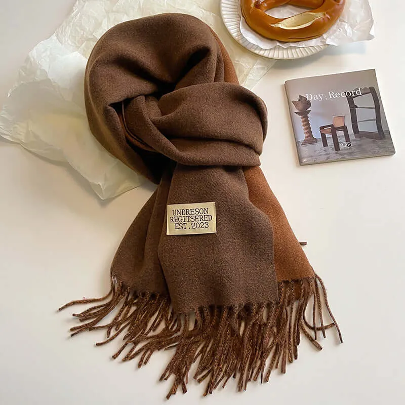 Omvendt Cashmere Tørklæde til Den Stilbevidste