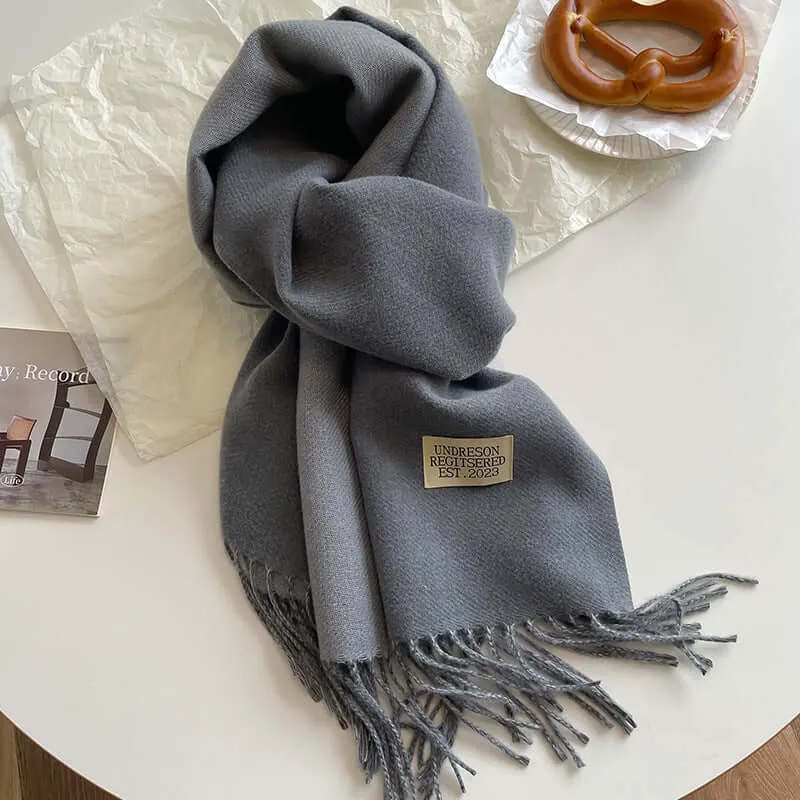 Omvendt Cashmere Tørklæde til Den Stilbevidste