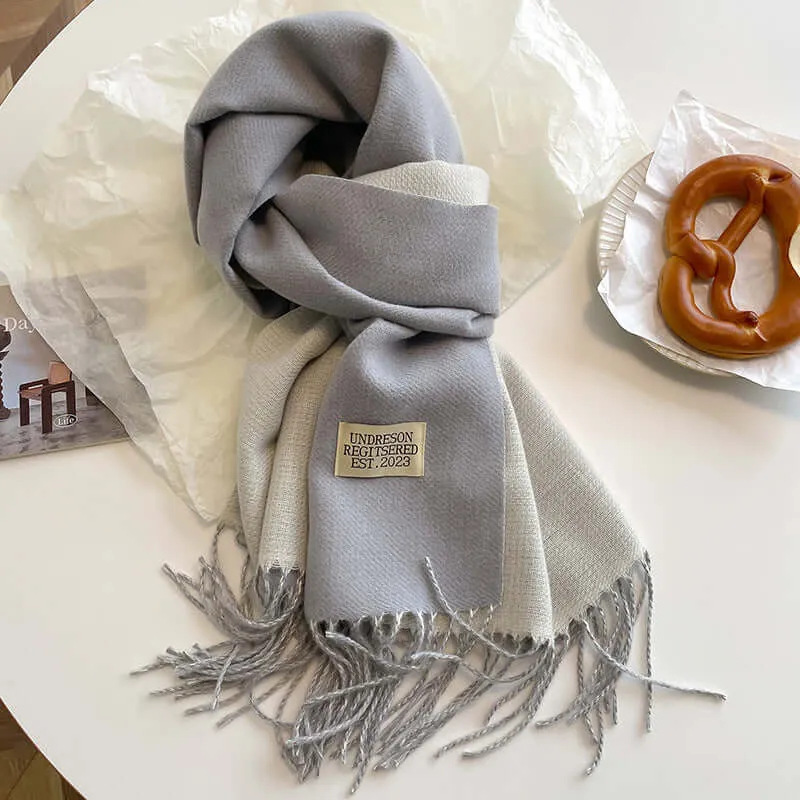 Omvendt Cashmere Tørklæde til Den Stilbevidste