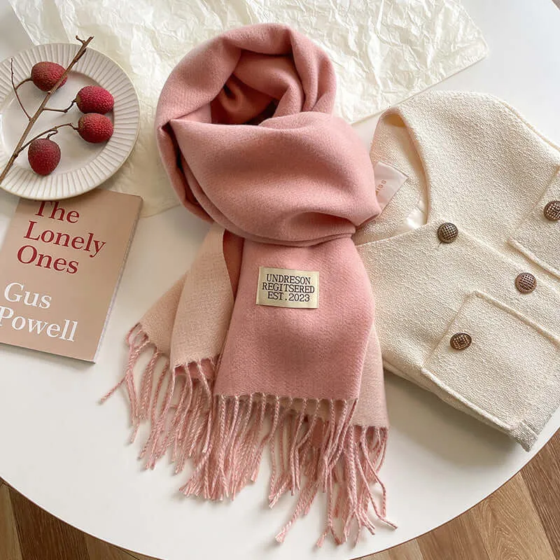 Omvendt Cashmere Tørklæde til Den Stilbevidste