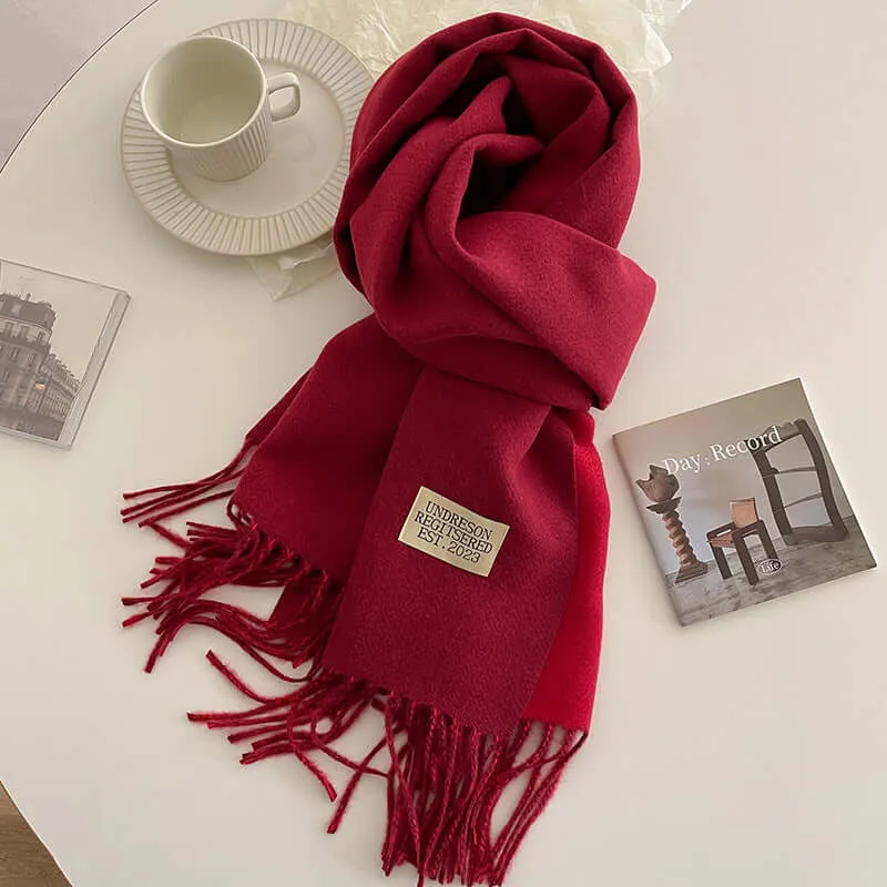 Omvendt Cashmere Tørklæde til Den Stilbevidste