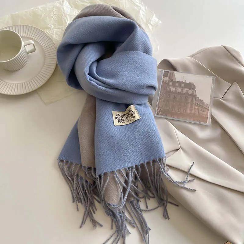 Omvendt Cashmere Tørklæde til Den Stilbevidste