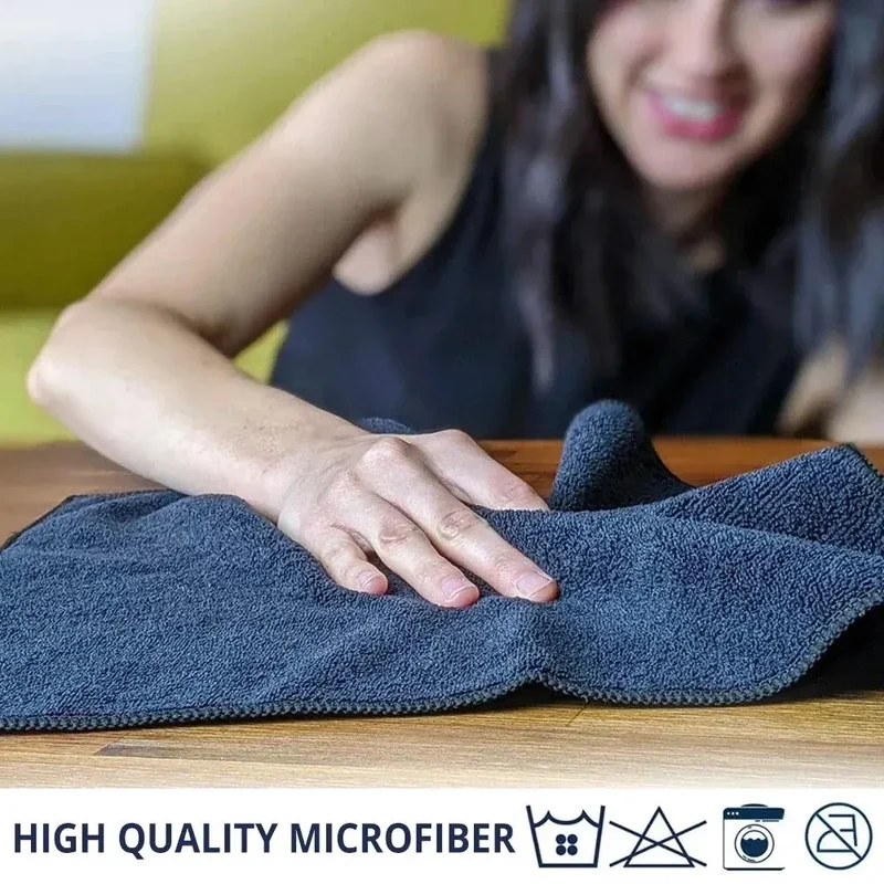 Sæt med Mikrofiberklude til Bilvask (10 Stykker) - CleanMaster
