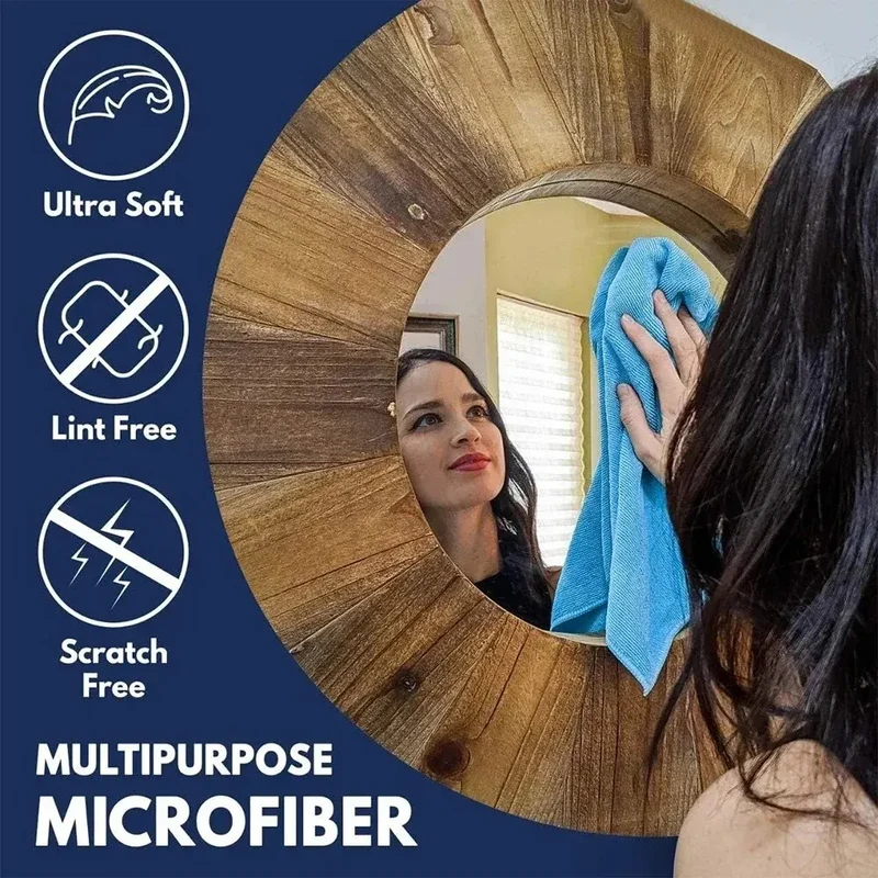 Sæt med Mikrofiberklude til Bilvask (10 Stykker) - CleanMaster