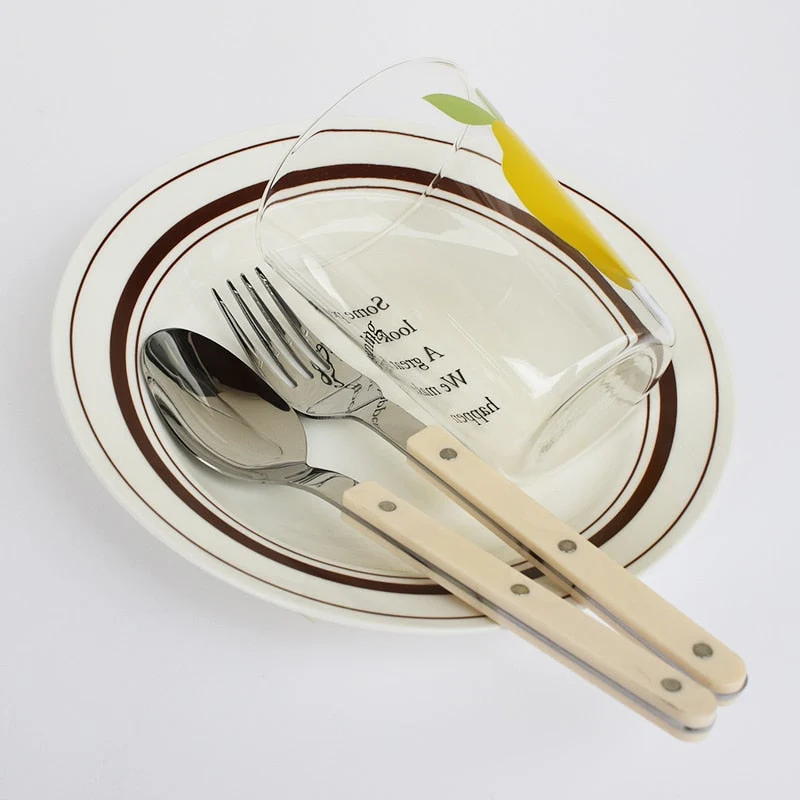 Elegant Sæt af 24 Stk. Rustfrit Stål Bestik – GourmetKlassik