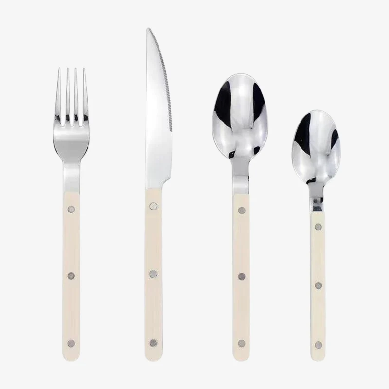 Elegant Sæt af 24 Stk. Rustfrit Stål Bestik – GourmetKlassik