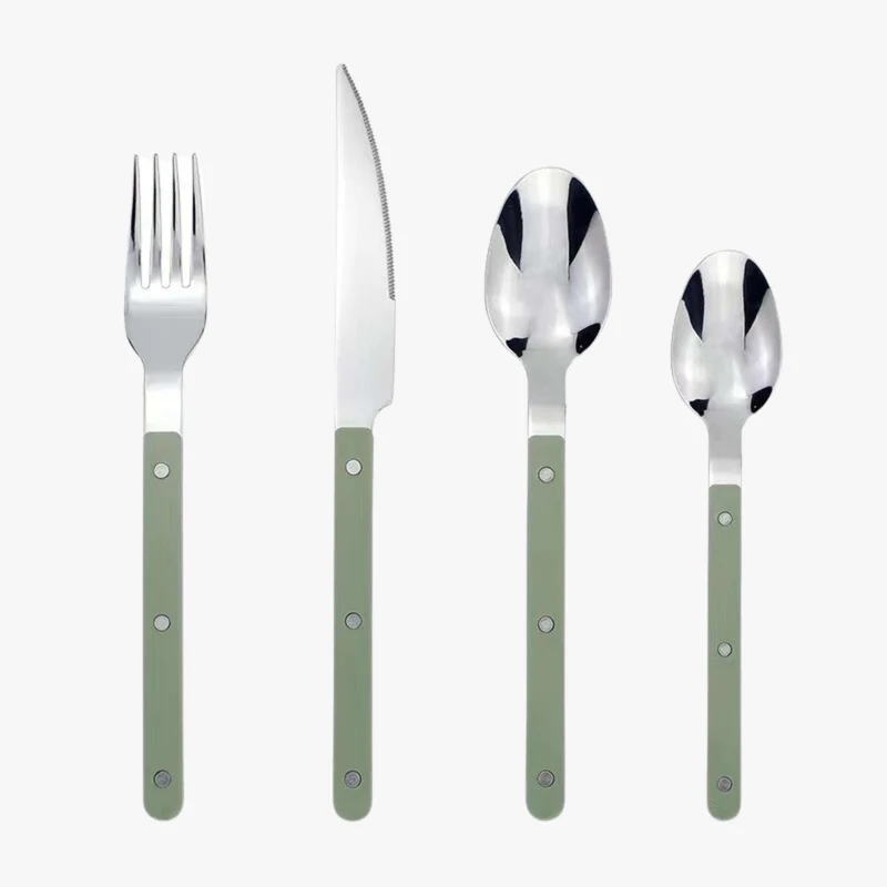 Elegant Sæt af 24 Stk. Rustfrit Stål Bestik – GourmetKlassik