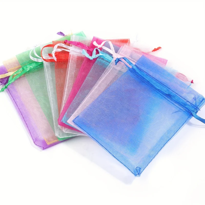Elegant Sætpakker i Organza – Ideelle til Gaver og Festdekorationer