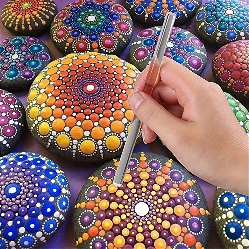 Komplet Sæt til Mandala Kunst – Perfekt til Kreativ Maleri