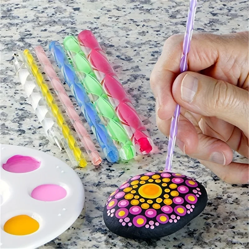 Komplet Sæt til Mandala Kunst – Perfekt til Kreativ Maleri