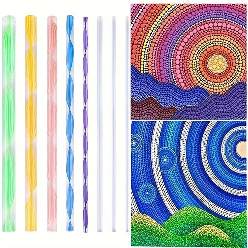 Komplet Sæt til Mandala Kunst – Perfekt til Kreativ Maleri