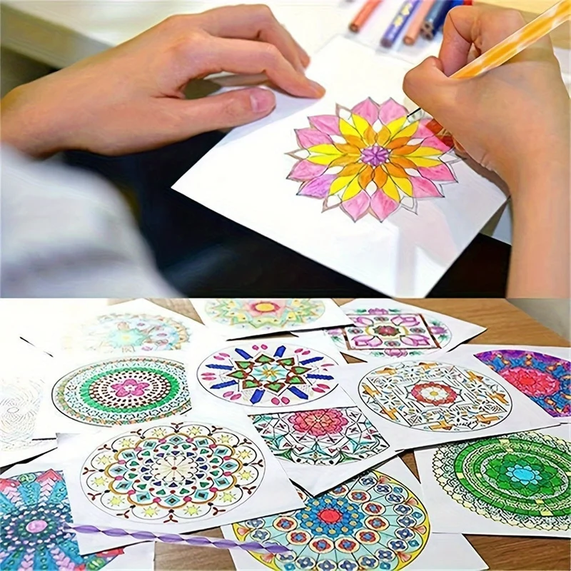 Komplet Sæt til Mandala Kunst – Perfekt til Kreativ Maleri