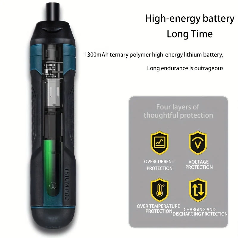 Batteridrevet Skruetrækker med 3,6V Lithium – Kompakt og Brugervenlig