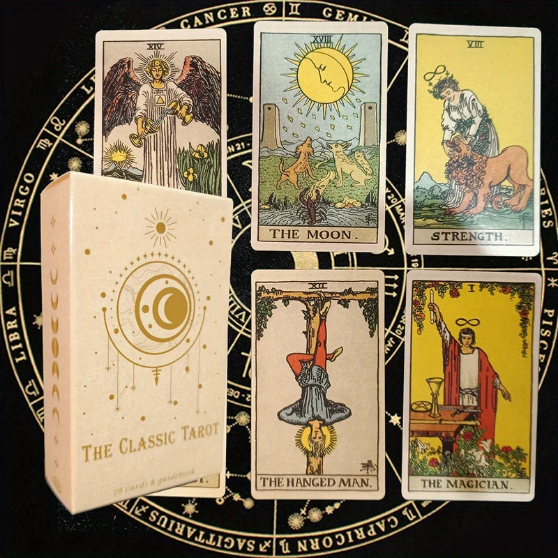 Klassisk Tarot Sæt (78 Kort) – VisdomsRejse