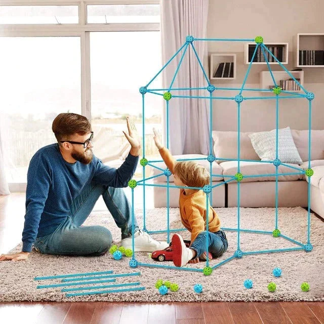 Kreativt Bygesæt til Børn - Fantastiske Forter og Cabaner