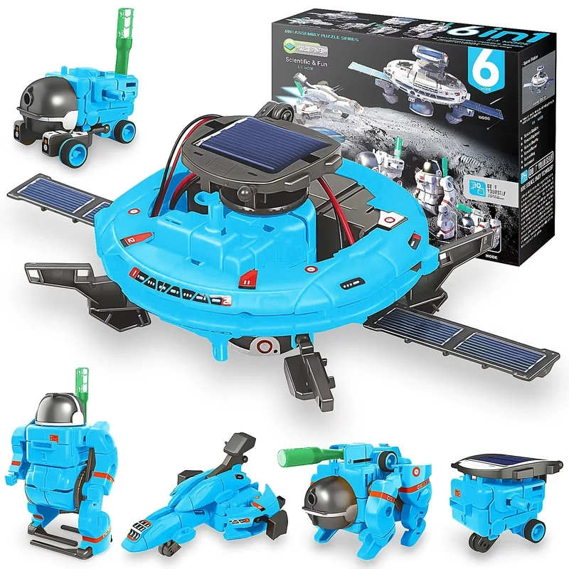 Solar Robot Byggeri 6-i-1 - Uddannelsesmæssig og Kreativ