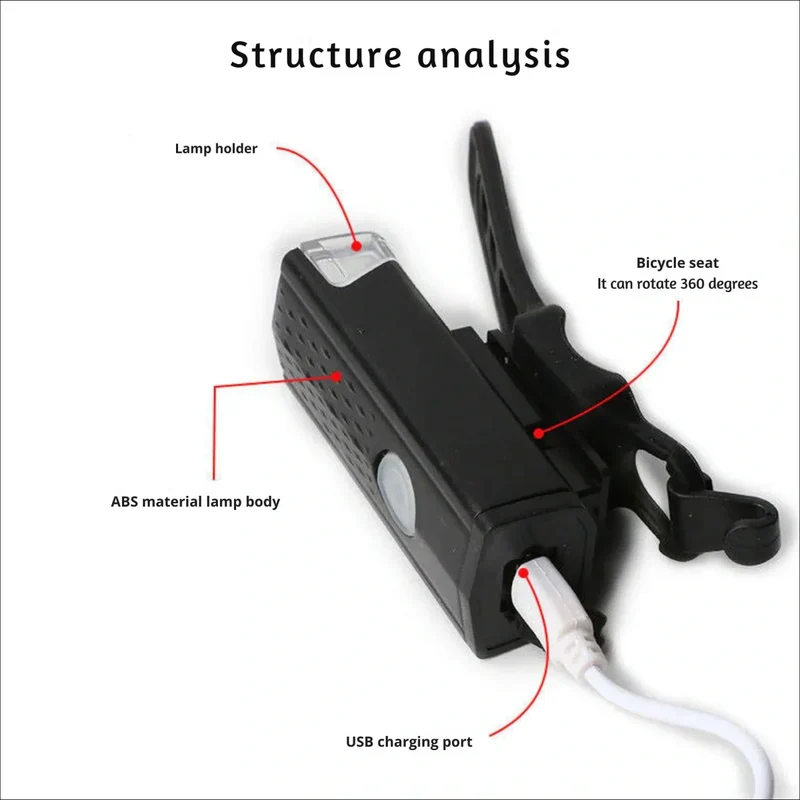 Bicycle Light Set BrightSafe USB – Sikkerhed og Komfort