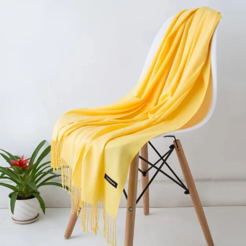 Elegant og Luksuriøs Cashmere Halstørklæde til Efterår og Vinter