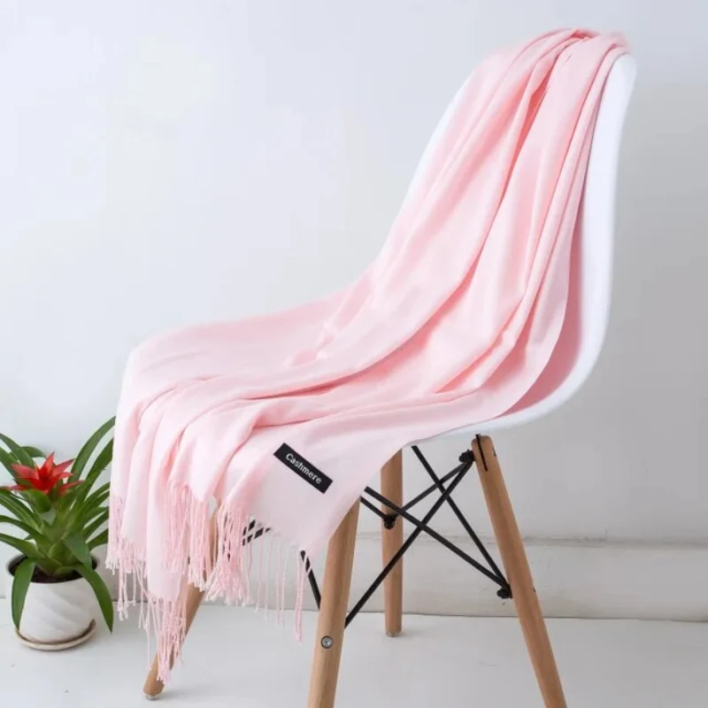 Elegant og Luksuriøs Cashmere Halstørklæde til Efterår og Vinter