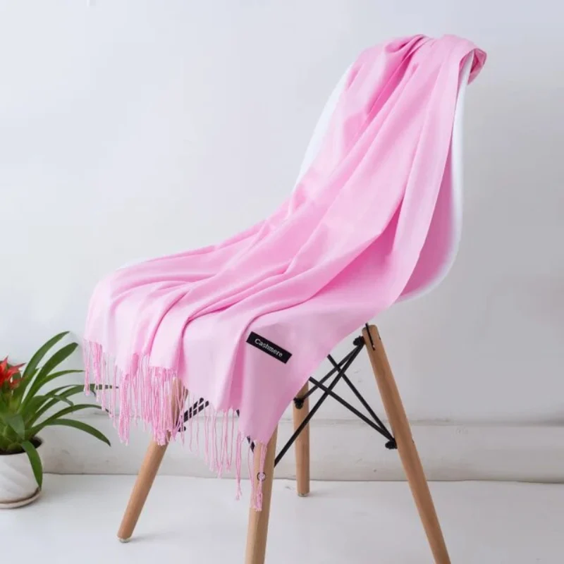 Elegant og Luksuriøs Cashmere Halstørklæde til Efterår og Vinter