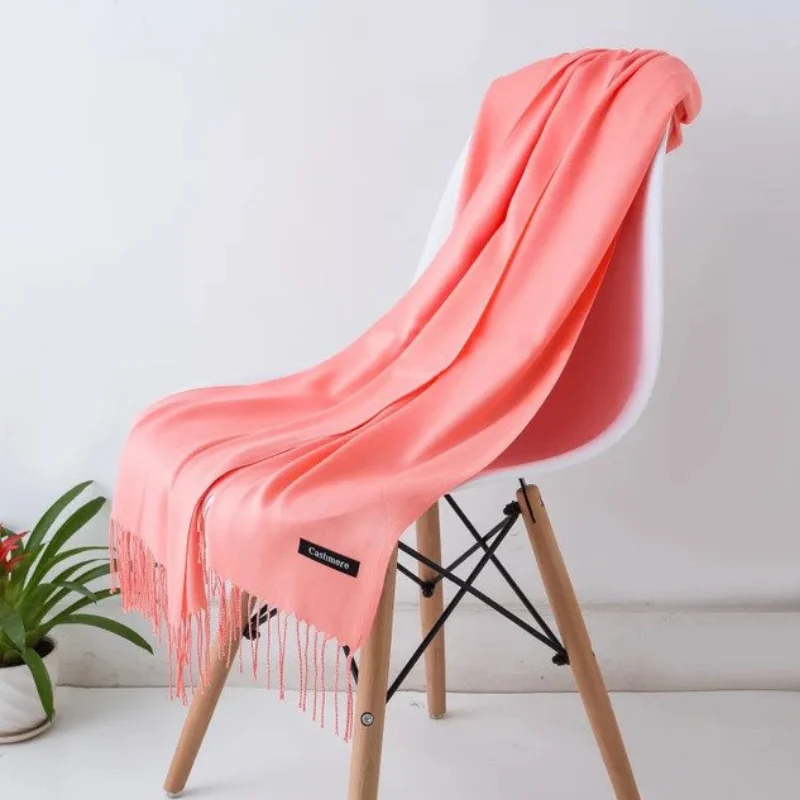 Elegant og Luksuriøs Cashmere Halstørklæde til Efterår og Vinter