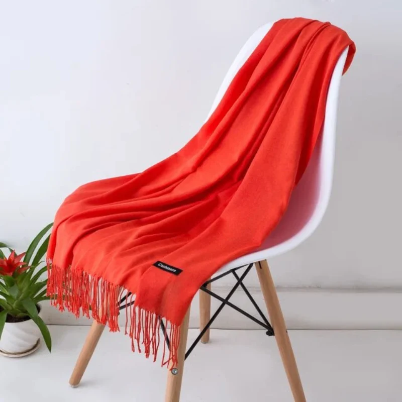 Elegant og Luksuriøs Cashmere Halstørklæde til Efterår og Vinter