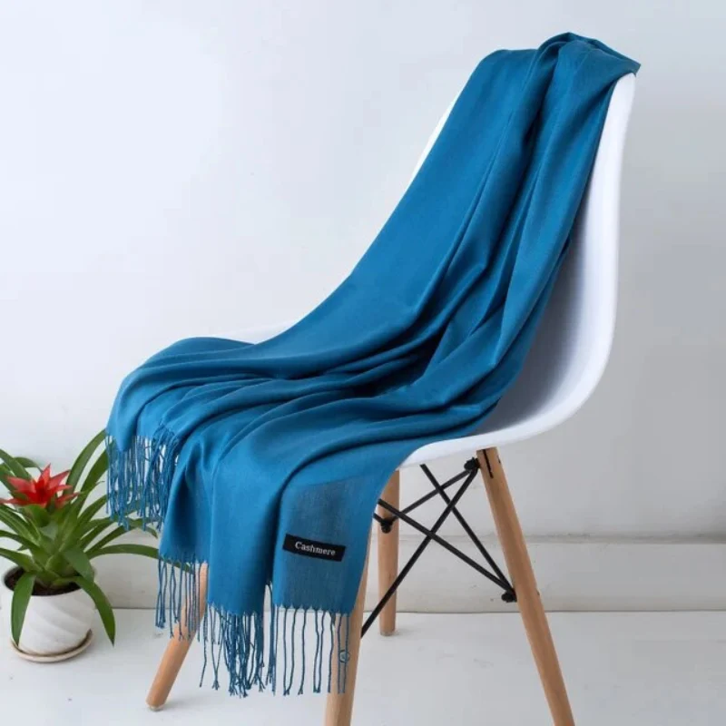 Elegant og Luksuriøs Cashmere Halstørklæde til Efterår og Vinter