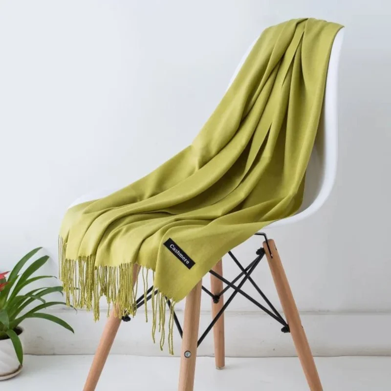 Elegant og Luksuriøs Cashmere Halstørklæde til Efterår og Vinter