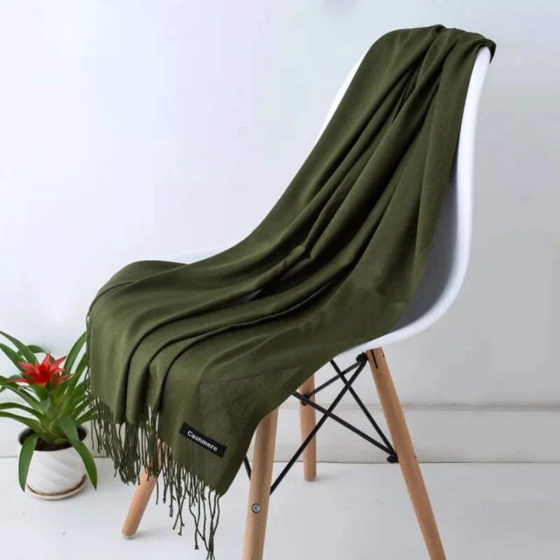 Elegant og Luksuriøs Cashmere Halstørklæde til Efterår og Vinter