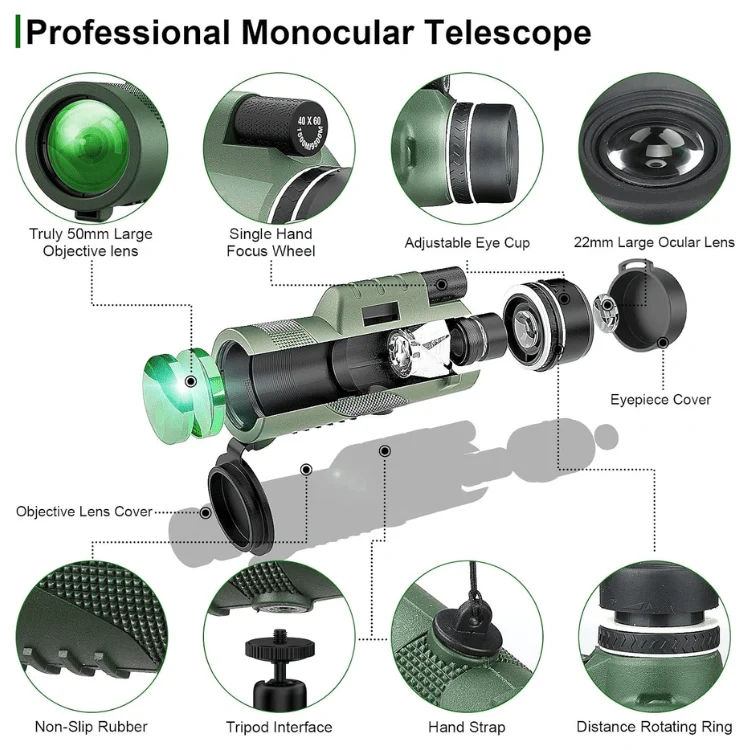 600x Ultra-Zoom Kikkert i Kompakt Design