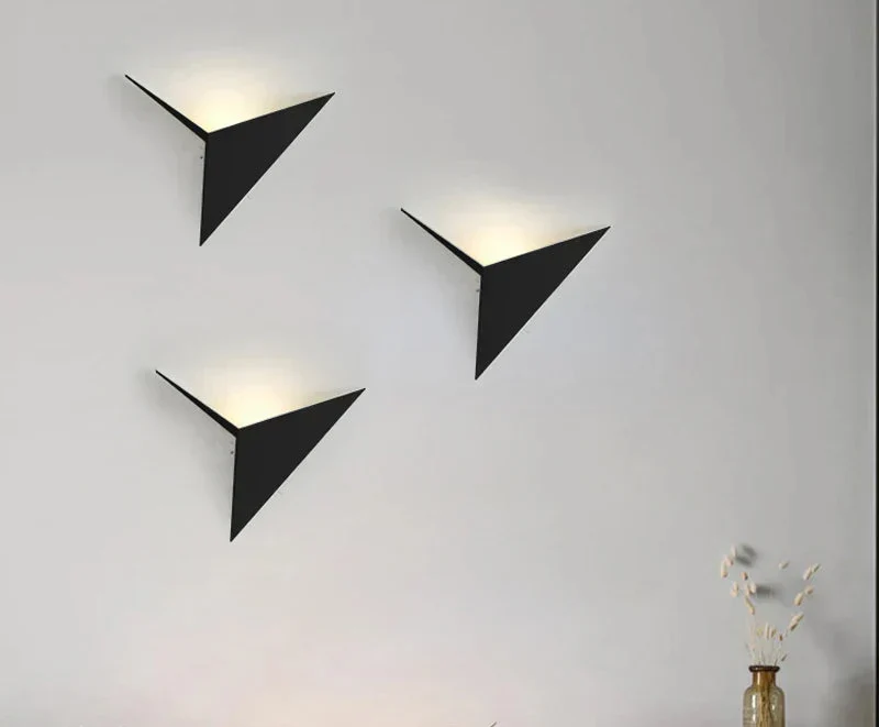 Geometrisk LED Væglampe til Moderne Nattelamper