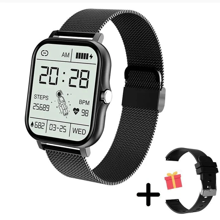 Slank Smartwatch til Kvinder med Sundhedsovervågning