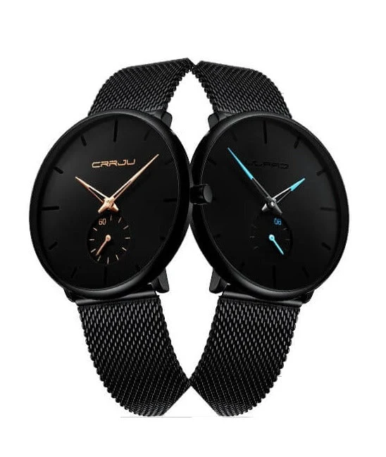 Minimalistisk Ur med Kvarts - Vandafvisende Design