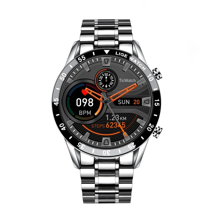 Smartwatch til Mænd | Multi-sportsfunktion | Sundhedsovervågning