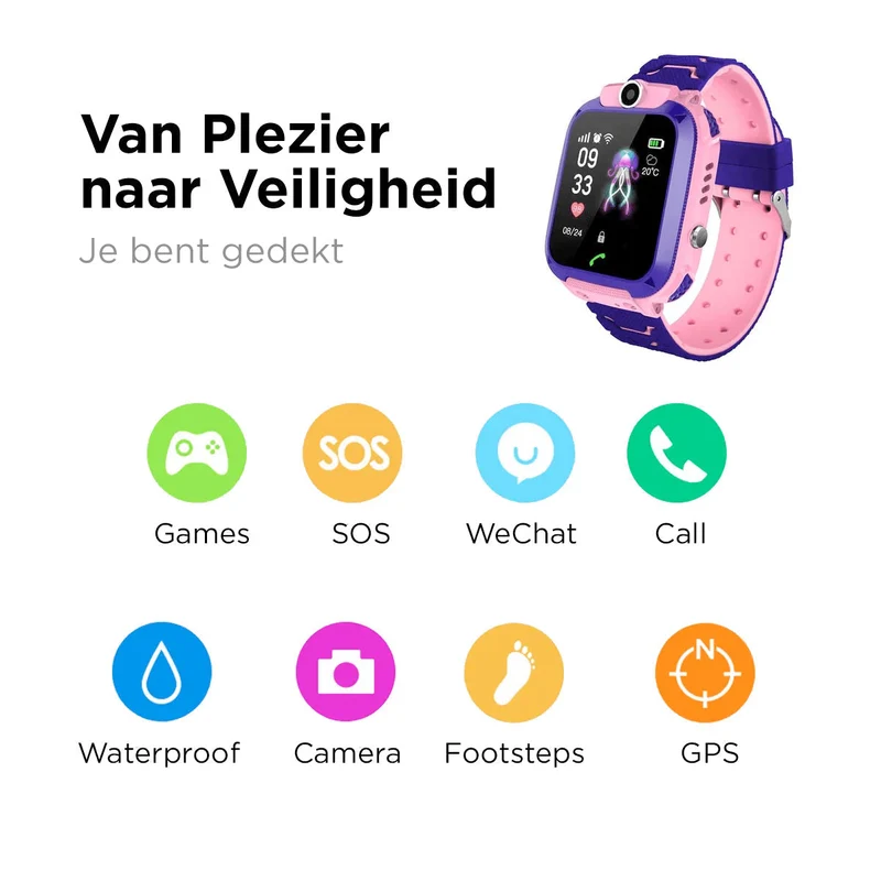 Smart ur til børn med sporingsfunktion – SafeScout