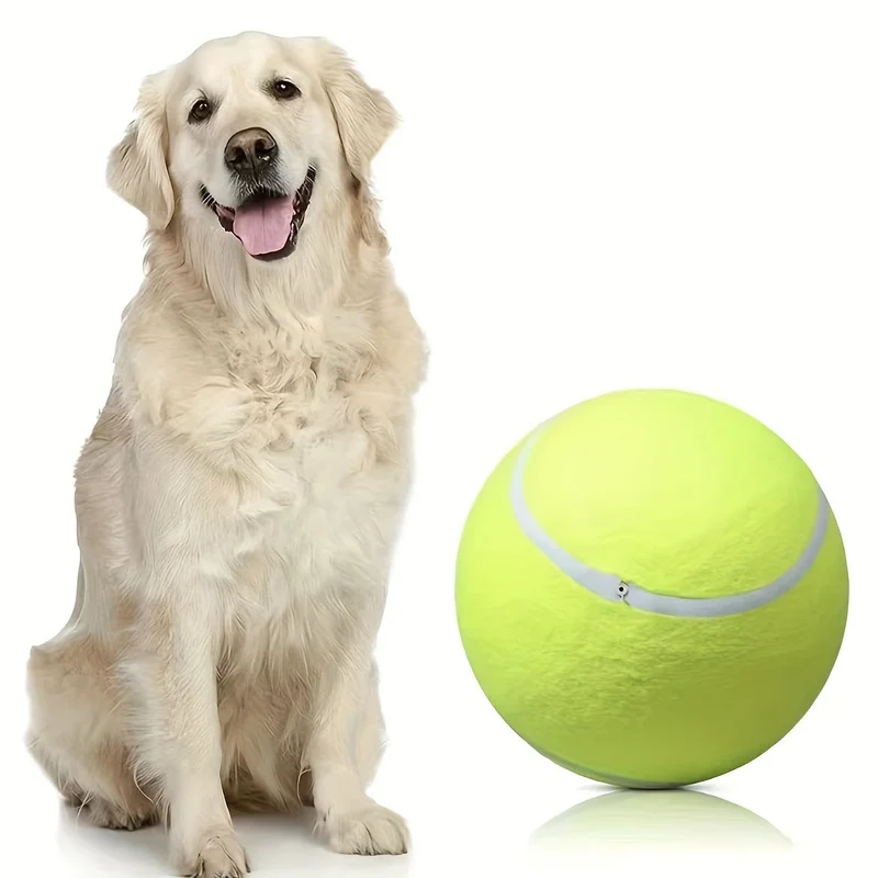 Ekstra holdbar tennisbold til store hunde – Perfekt til leg og udendørs aktiviteter