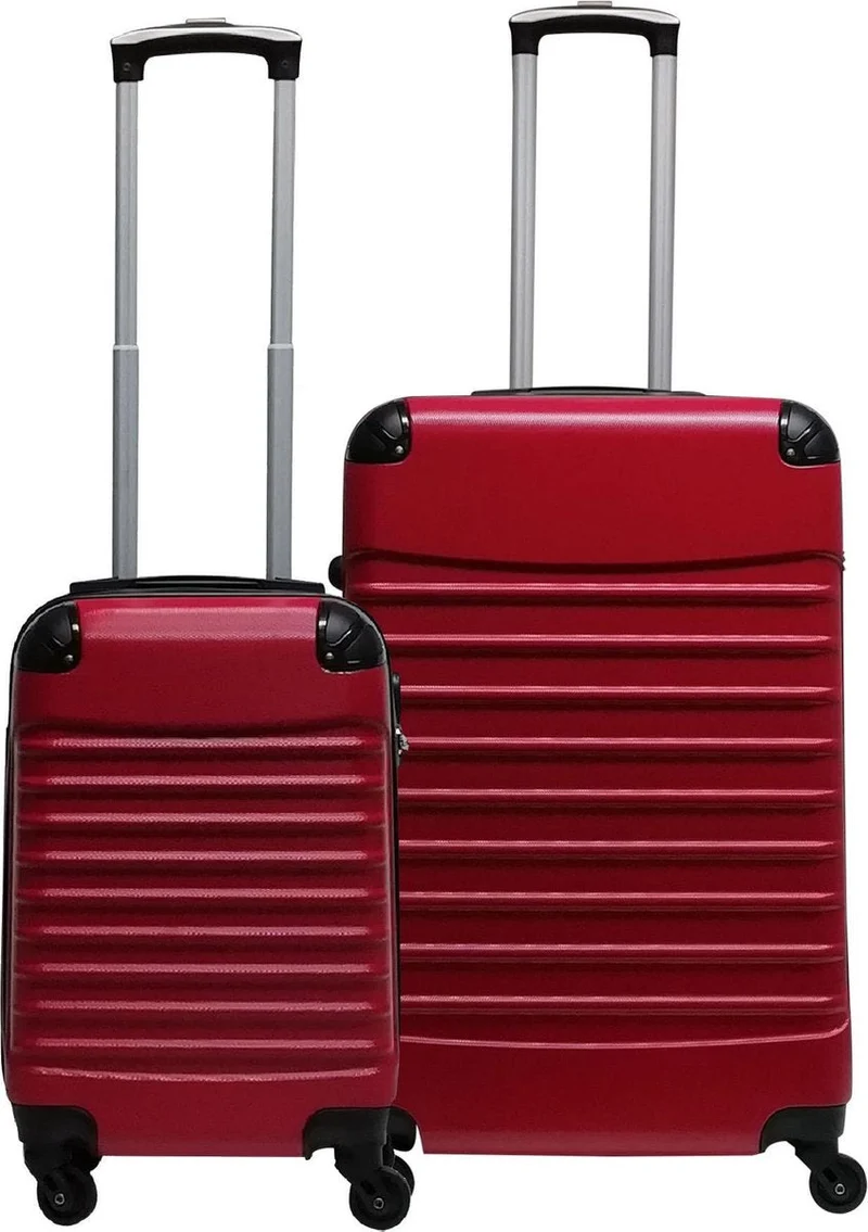 Elegant og Robust Kuffert Sæt – Crimson Duo