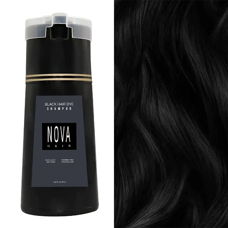 Hurtigfarvende shampoo til strålende hår på 10 minutter