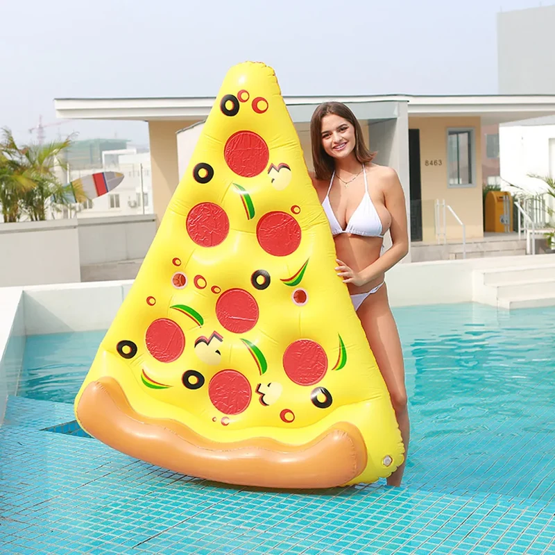 Stor Pizzaformet Poolmadras – Slap Af og Nyd med Stil