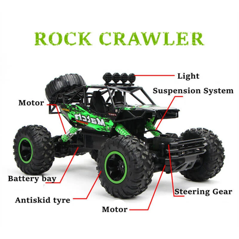 4x4 Radiostyret Offroad RC Bil fra Maygo