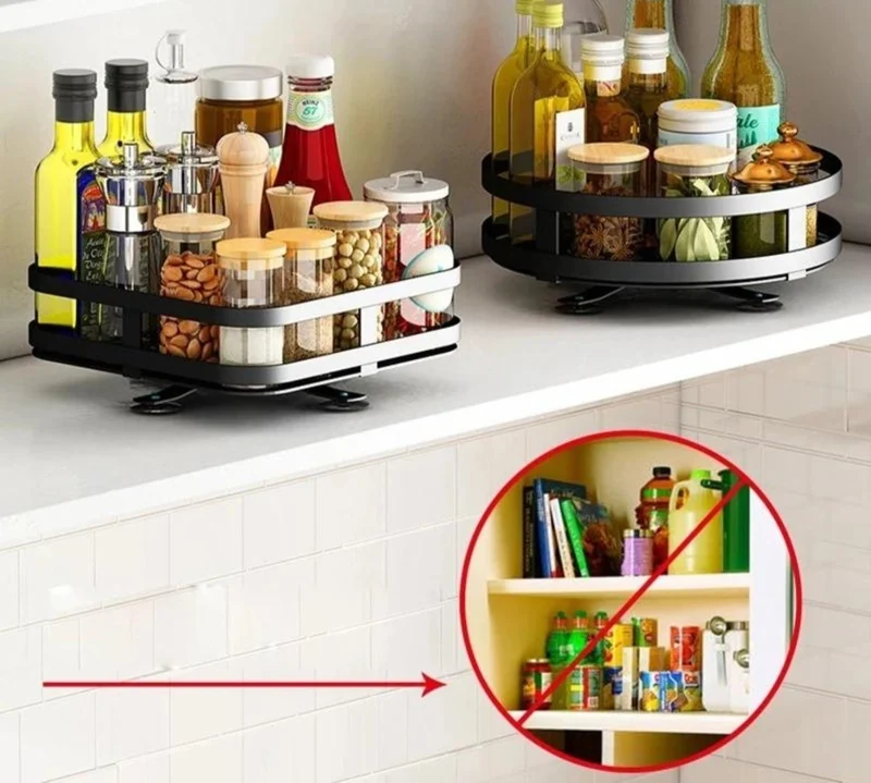Roterende Opbevaringshylde - 360° Twist Rack