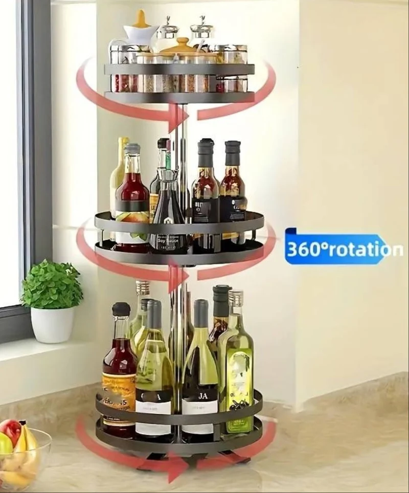 Roterende Opbevaringshylde - 360° Twist Rack