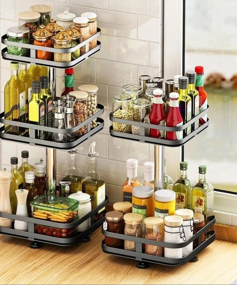 Roterende Opbevaringshylde - 360° Twist Rack
