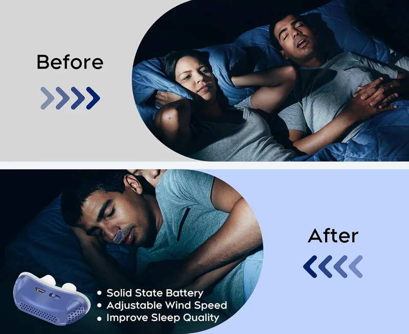 Portabel Micro CPAP-enhed til Søvn – Alternativ til Næseunderstøttelse